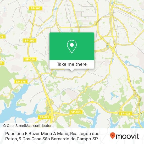 Papelaria E Bazar Mano A Mano, Rua Lagoa dos Patos, 9 Dos Casa São Bernardo do Campo-SP 09840-570 map