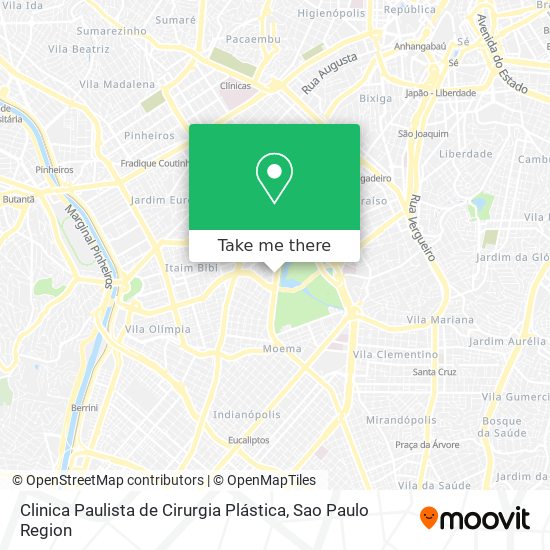 Clinica Paulista de Cirurgia Plástica map