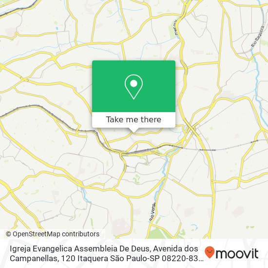 Igreja Evangelica Assembleia De Deus, Avenida dos Campanellas, 120 Itaquera São Paulo-SP 08220-830 map