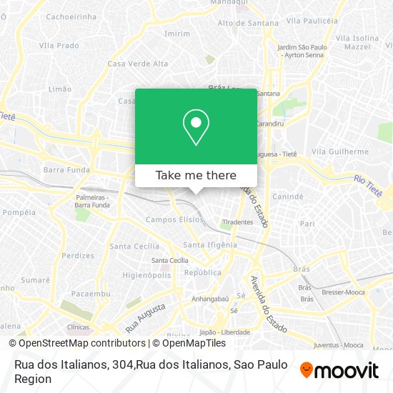 Rua dos Italianos, 304,Rua dos Italianos map