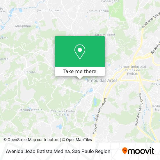 Avenida João Batista Medina map