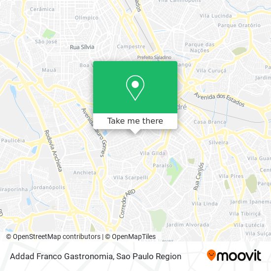 Addad Franco Gastronomia map