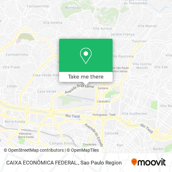 CAIXA ECONÔMICA FEDERAL. map