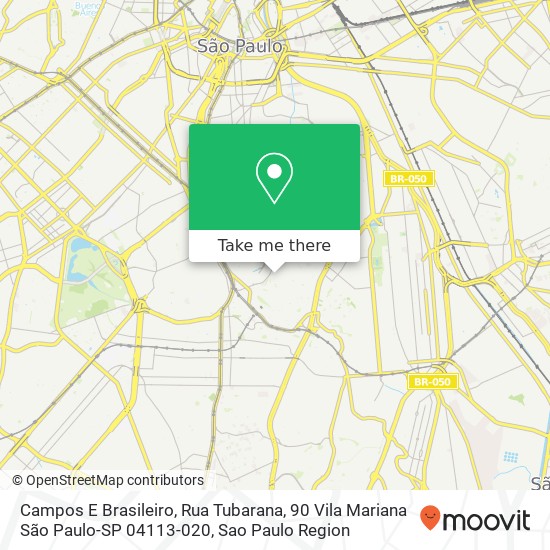 Campos E Brasileiro, Rua Tubarana, 90 Vila Mariana São Paulo-SP 04113-020 map