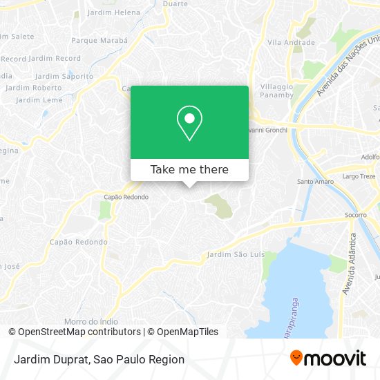 Mapa Jardim Duprat