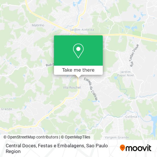 Central Doces, Festas e Embalagens map