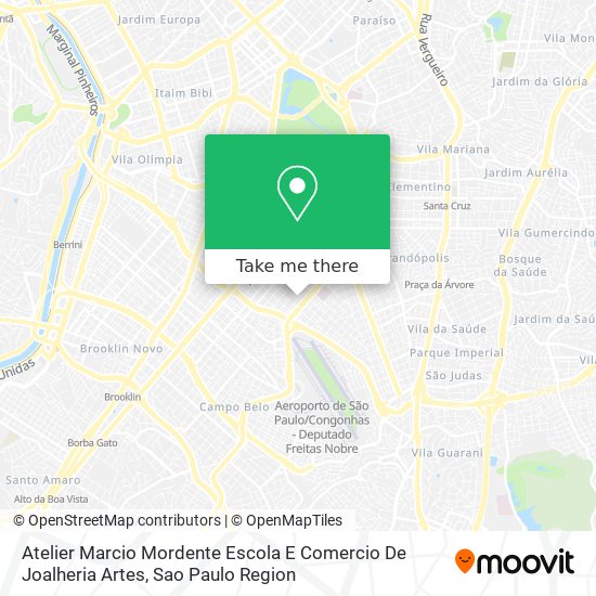 Atelier Marcio Mordente Escola E Comercio De Joalheria Artes map