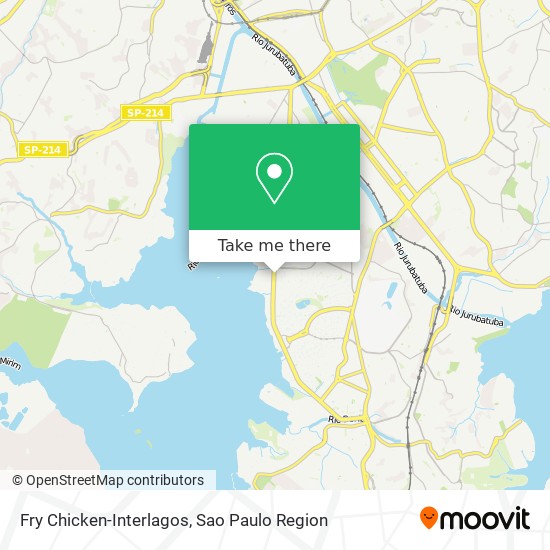 Fry Chicken-Interlagos map