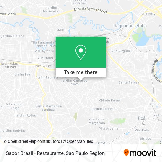 Sabor Brasil - Restaurante map