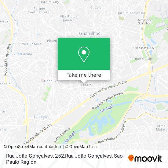Rua João Gonçalves, 252,Rua João Gonçalves map