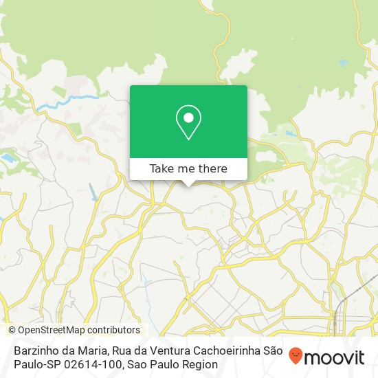 Barzinho da Maria, Rua da Ventura Cachoeirinha São Paulo-SP 02614-100 map