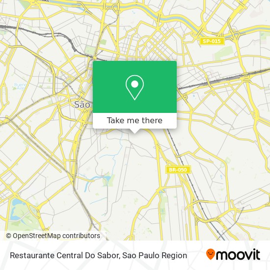 Mapa Restaurante Central Do Sabor