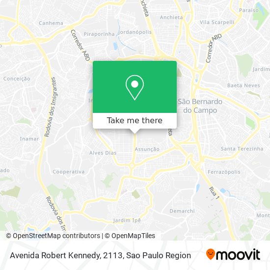Mapa Avenida Robert Kennedy, 2113