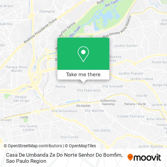 Casa De Umbanda Ze Do Norte Senhor Do Bomfim map