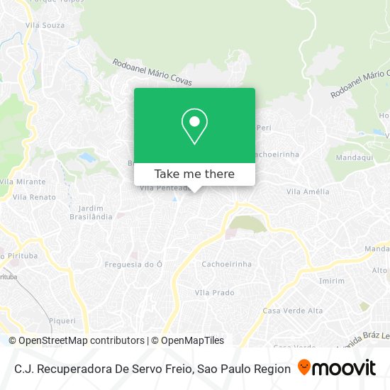 C.J. Recuperadora De Servo Freio map