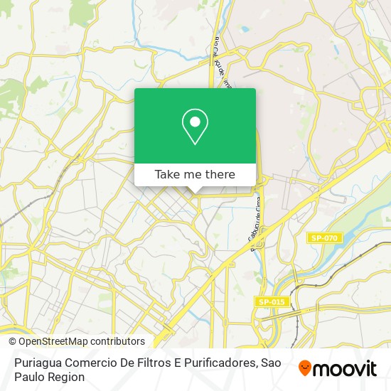 Puriagua Comercio De Filtros E Purificadores map