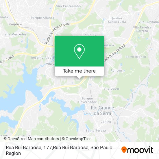 Rua Rui Barbosa, 177,Rua Rui Barbosa map