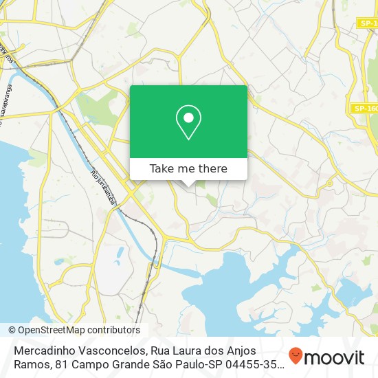 Mercadinho Vasconcelos, Rua Laura dos Anjos Ramos, 81 Campo Grande São Paulo-SP 04455-350 map