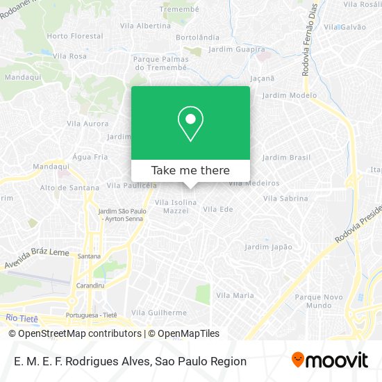 E. M. E. F. Rodrigues Alves map