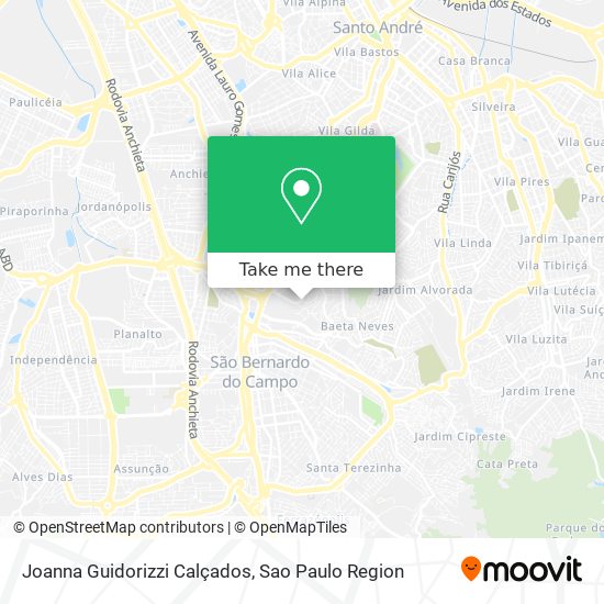 Joanna Guidorizzi Calçados map