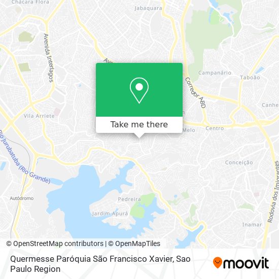 Quermesse Paróquia São Francisco Xavier map