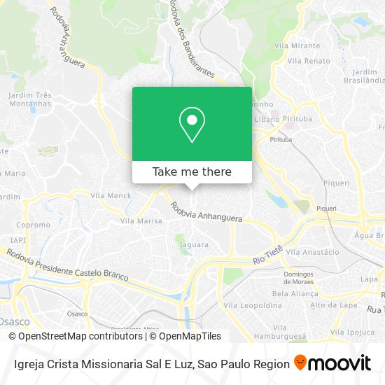 Igreja Crista Missionaria Sal E Luz map
