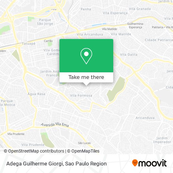 Mapa Adega Guilherme Giorgi