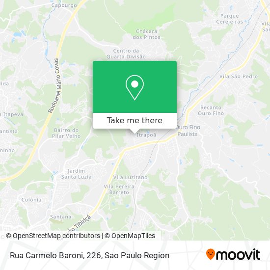 Rua Carmelo Baroni, 226 map