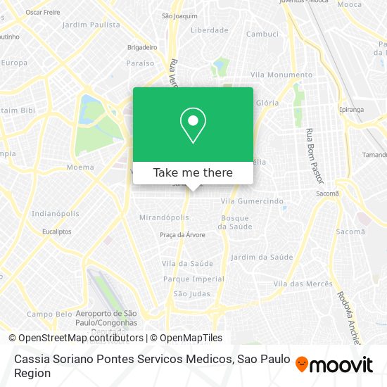 Mapa Cassia Soriano Pontes Servicos Medicos