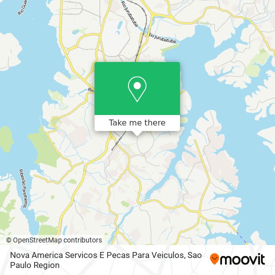 Mapa Nova America Servicos E Pecas Para Veiculos