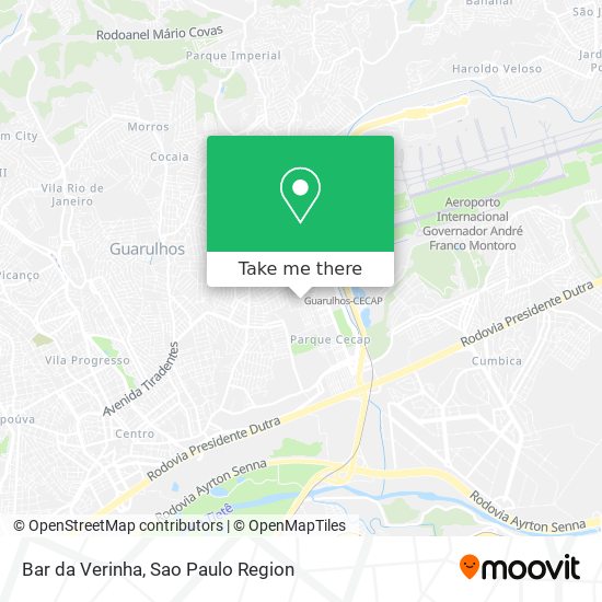 Bar da Verinha map