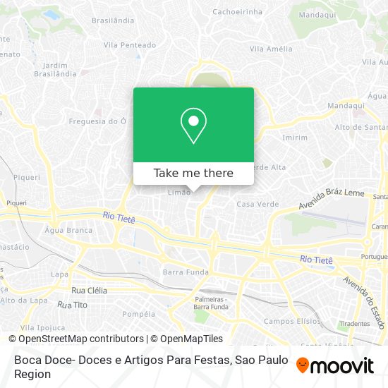 Mapa Boca Doce- Doces e Artigos Para Festas