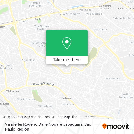 Mapa Vanderlei Rogerio Dalle Nogare Jabaquara