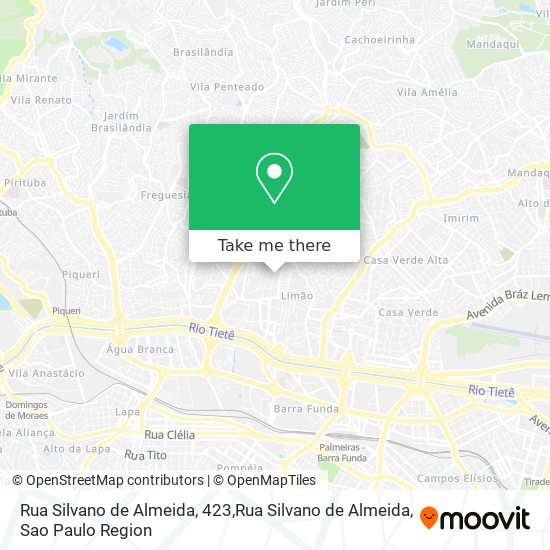 Rua Silvano de Almeida, 423,Rua Silvano de Almeida map