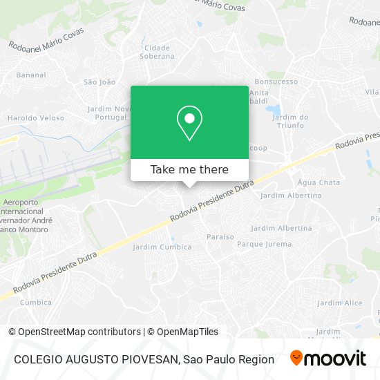 COLEGIO AUGUSTO PIOVESAN map
