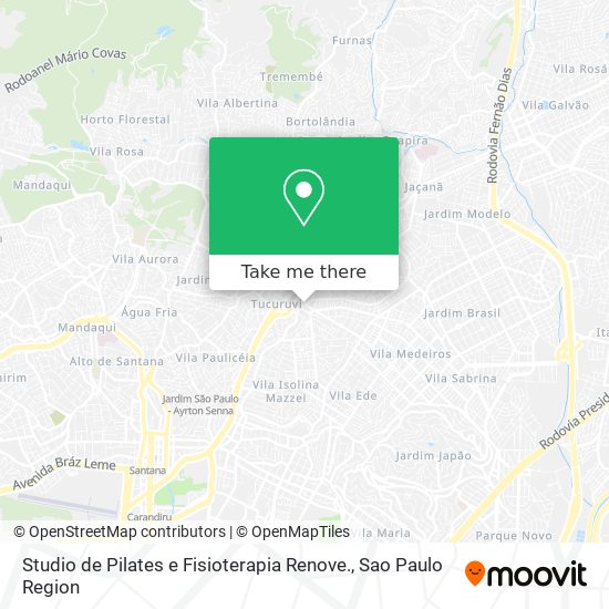 Studio de Pilates e Fisioterapia Renove. map