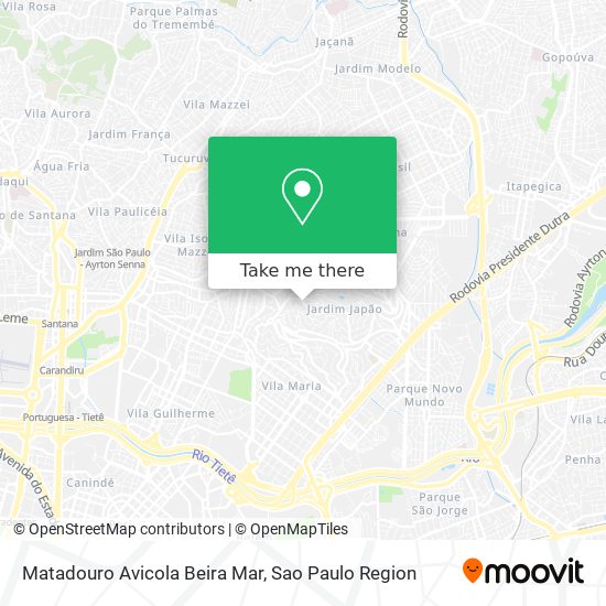 Matadouro Avicola Beira Mar map