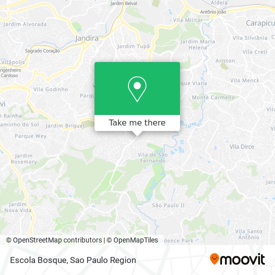 Escola Bosque map