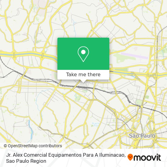 Mapa Jr. Alex Comercial Equipamentos Para A Iluminacao