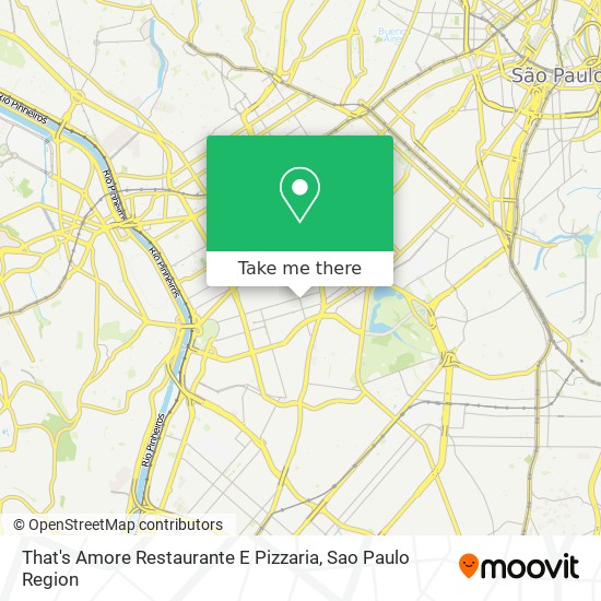 That's Amore Restaurante E Pizzaria map