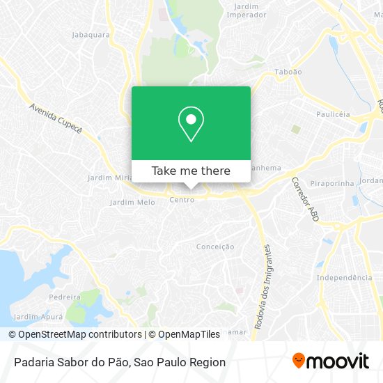 Padaria Sabor do Pão map