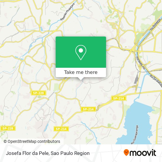 Josefa Flor da Pele map