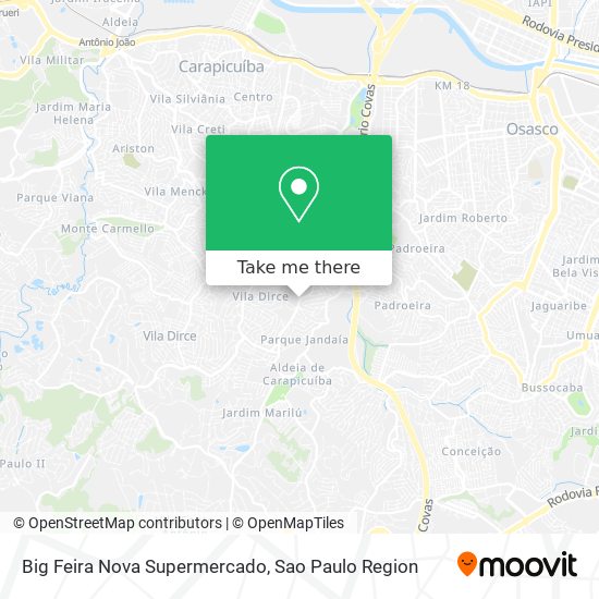 Big Feira Nova Supermercado map