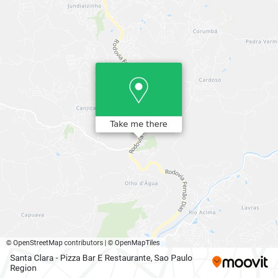 Santa Clara - Pizza Bar E Restaurante map