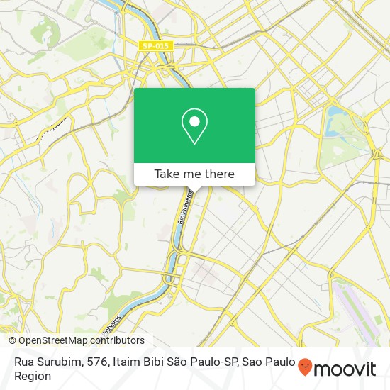 Mapa Rua Surubim, 576, Itaim Bibi São Paulo-SP