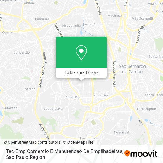 Mapa Tec-Emp Comercio E Manutencao De Empilhadeiras