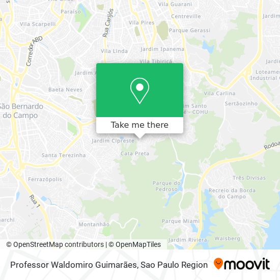 Professor Waldomiro Guimarães map