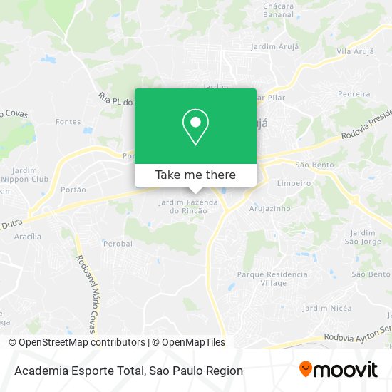 Academia Esporte Total map