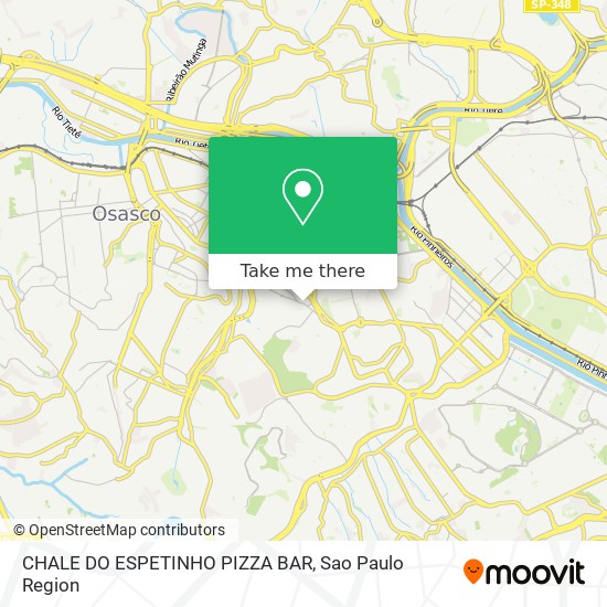 CHALE DO ESPETINHO PIZZA BAR map
