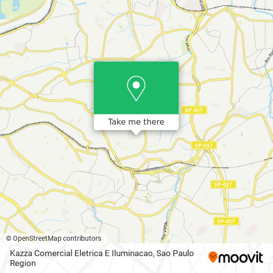 Kazza Comercial Eletrica E Iluminacao map